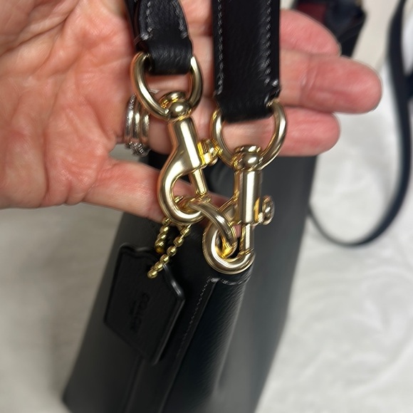 Coach CT803 Black City Bucket Bag wear Crossbody or shoulder MSRP425 NWOT - Picture 15 of 16
